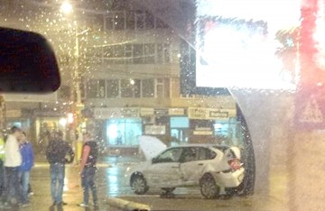 Accident rutier la intersecţia Ion Raţiu cu Tomis